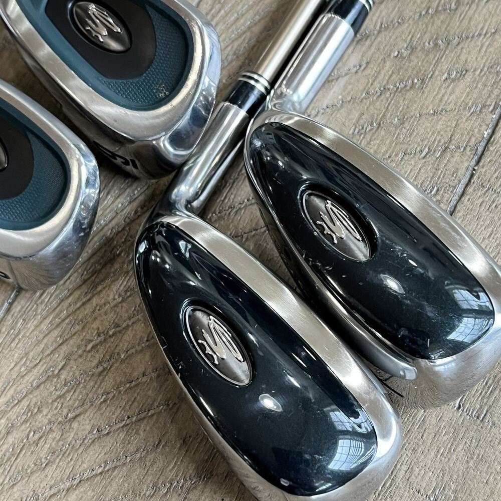 Cobra Transition S Iron Set 4-9 Aldila NV HL 60g Senior Graphite Mens RH Good! - Picture 4 of 8